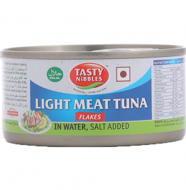 Tasty Nibbles Light Meat Tuna Flakes  Tin  185 grams
